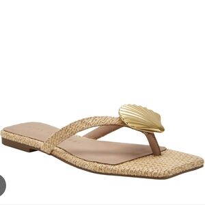 Katy Perry Collections Camie Shell Sandal Natural NIB